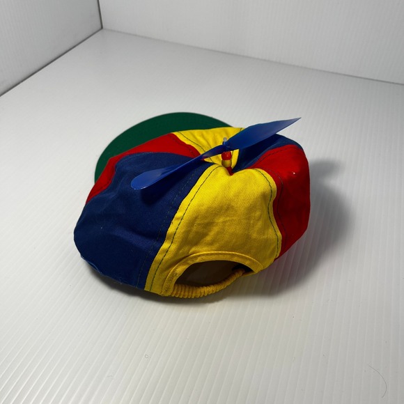 Google Noogler Propeller Hat Multicolor Baseball Cap Fun Novelty - Picture 3 of 7